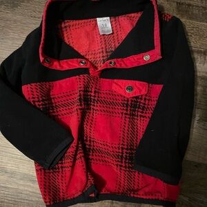Carter's Red and Black Plaid Jacket